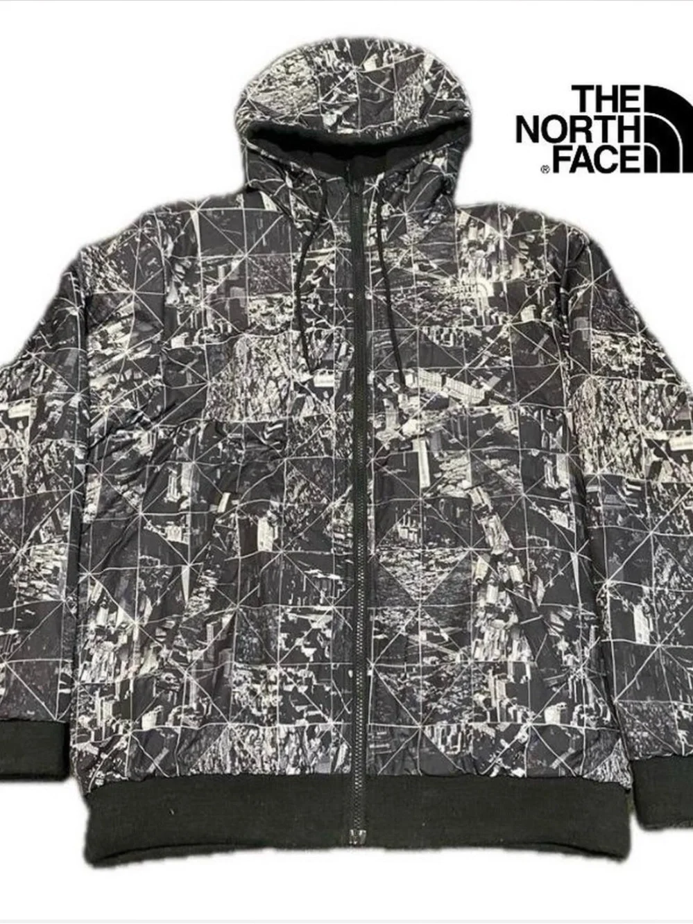 RARE The North Face “Kingston City” Reversable Hoodie  Men Size M